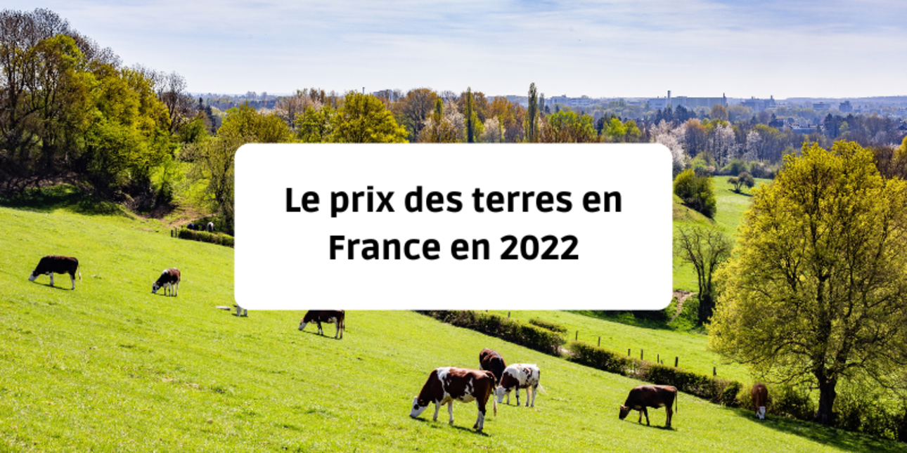 Land prices in France in 2022