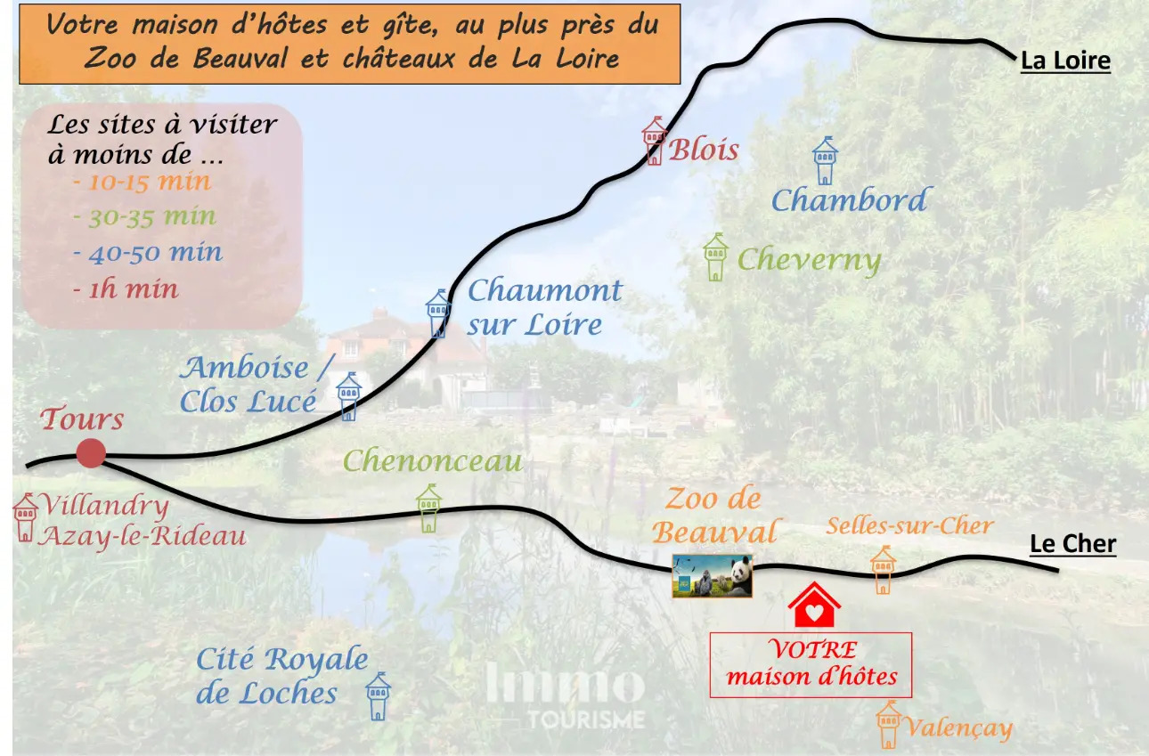 Photos 14 - Équestre - Propriété avec gîte et chambres d’hôtes aux portes du Zoo de Beauval