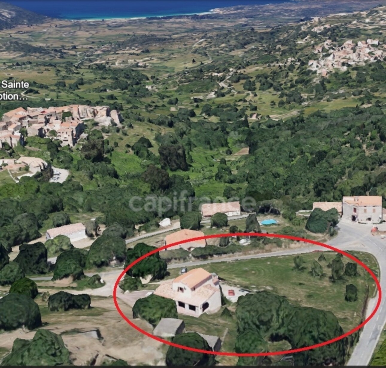 Photos 12 - Prestigious - CATERI EXCLUSIVE: Property with sea and mountain views, with villa, straw bale and land.