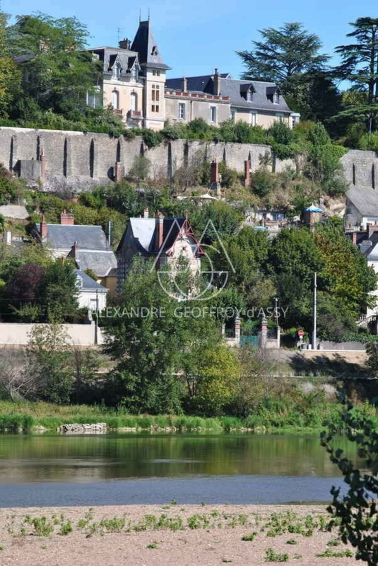 Photos 3 - Prestige - Château fin XIX eme surplombant la Loire avec une vue époustouflante. A rénover