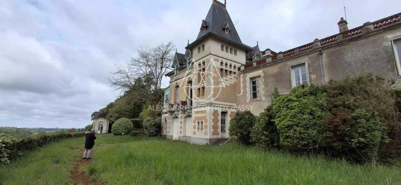 Photos 6 - Prestige - Château fin XIX eme surplombant la Loire avec une vue époustouflante. A rénover