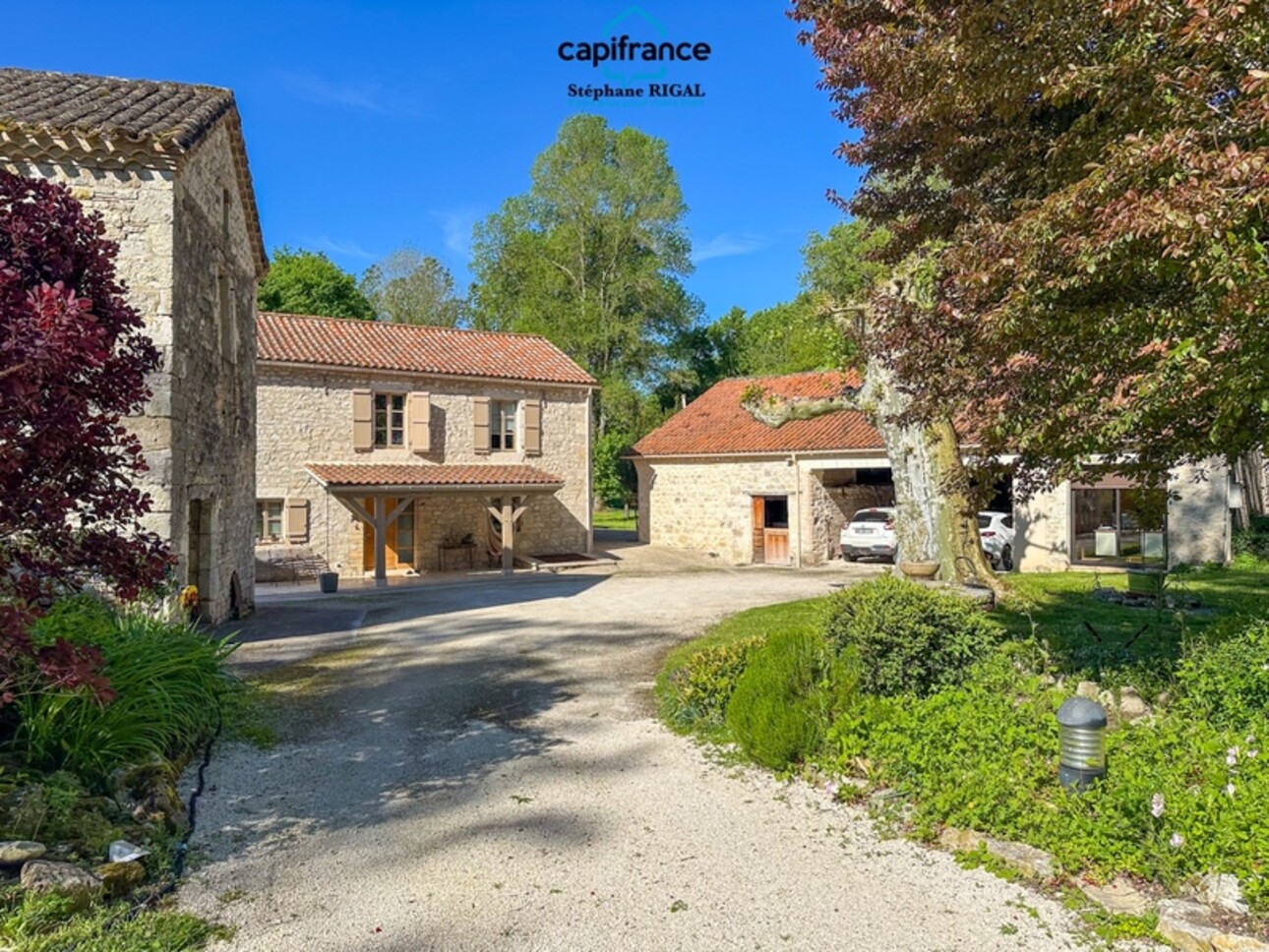 Photos 4 - Prestige - Propriete à vendre 6 pièces MONTCUQ maison de 150m2 + dépendances + moulin sur 1,65ha de terrain