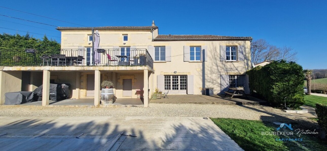 Photos 1 - Tourist - Property in Beaumontois-en-Périgord (24): renovated house 7p 190 m2, cottage m2, commercial premises