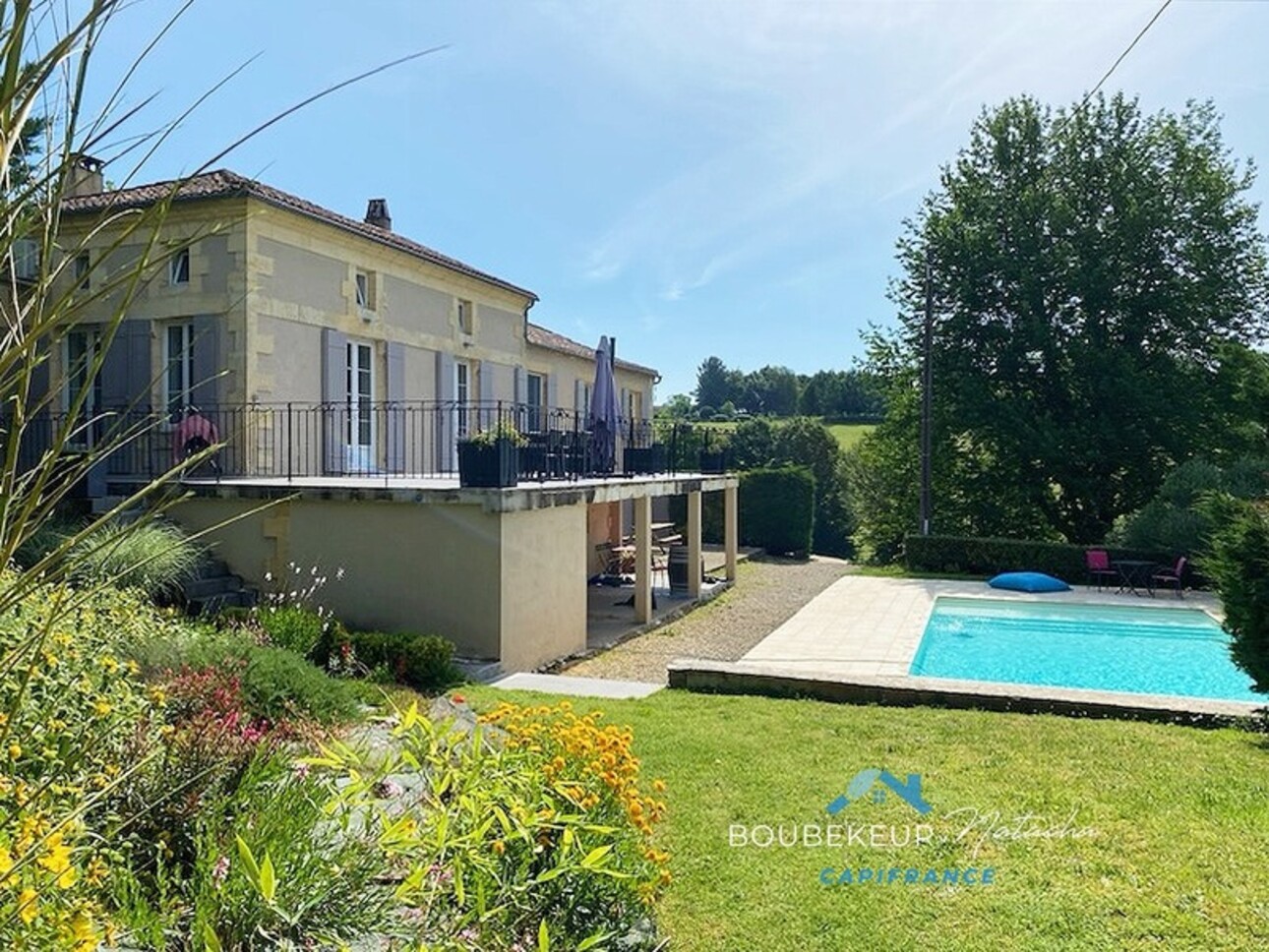 Photos 6 - Tourist - Property in Beaumontois-en-Périgord (24): renovated house 7p 190 m2, cottage m2, commercial premises