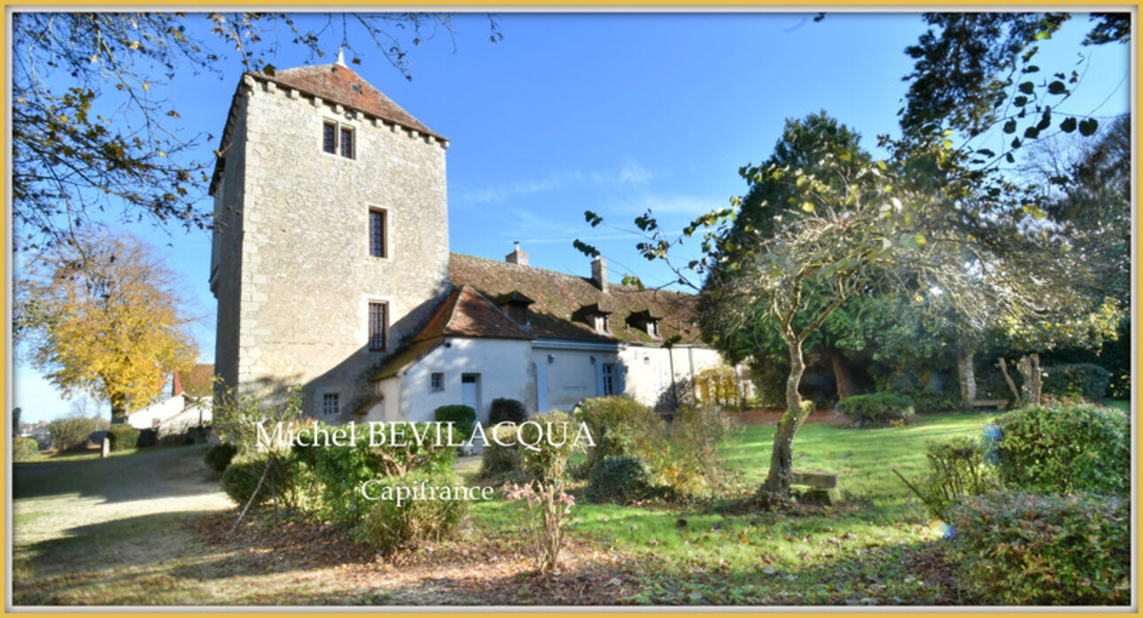 Photos 6 - Prestige - Propriete à vendre le Château d'OUROUER à OUROUER LES BOURDELINS (18) avec dépendances sur plus d'un hectare