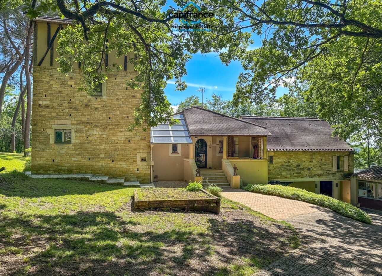 Photos 3 - Prestige - Dpt Lot et Garonne (47), à vendre FUMEL propriété en pierre P7 sur un terrain de 4ha de terrain