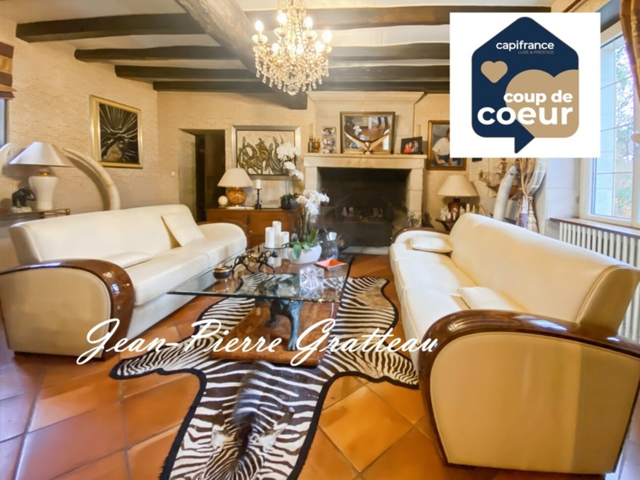 Photos 4 - Prestige - Dpt Vienne (86), à vendre à Thuré,  Maison de Maître 16 pièces 670m2-35720 m2