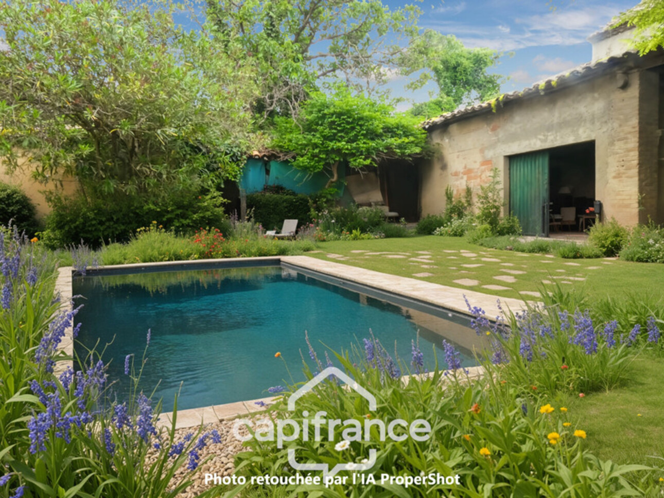 Photos 1 - Touristique - Grange à vendre 2 pièces SAINT GENIES DE COMOLAS (30)- terrain 370m²