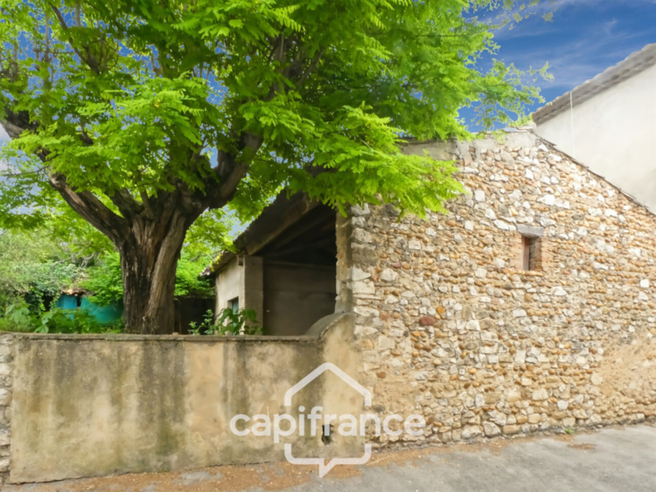Photos 1 - Touristique - Grange à vendre 1 pièces SAINT GENIES DE COMOLAS (30)- terrain 122m²