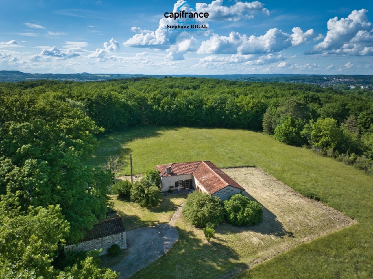 Photos 1 - Équestre - Propriete à vendre 5 pièces MONTAYRAL (47) Maison de 105m2 habitables avec dépendance et 2,8ha de terrain