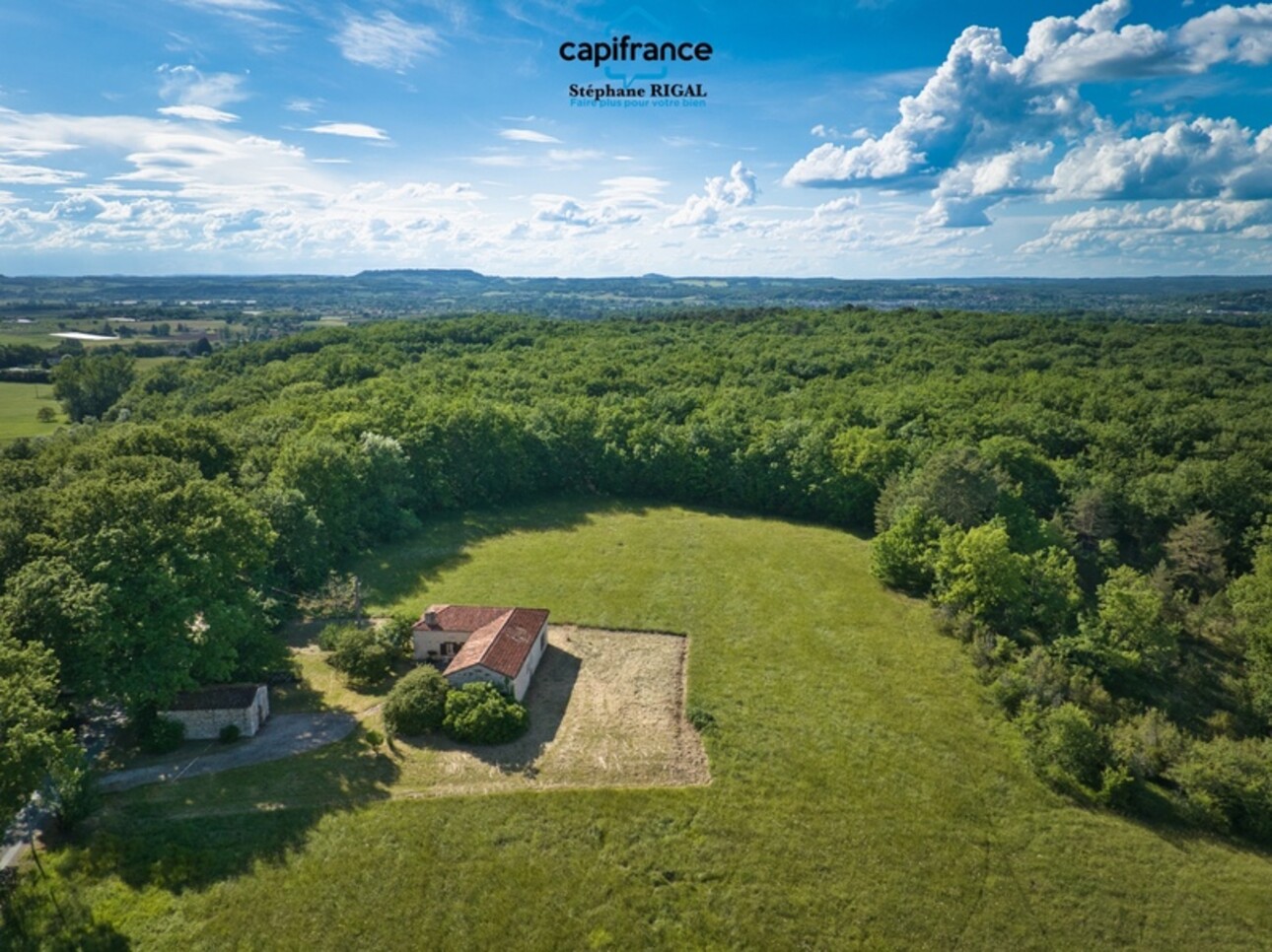 Photos 3 - Équestre - Propriete à vendre 5 pièces MONTAYRAL (47) Maison de 105m2 habitables avec dépendance et 2,8ha de terrain