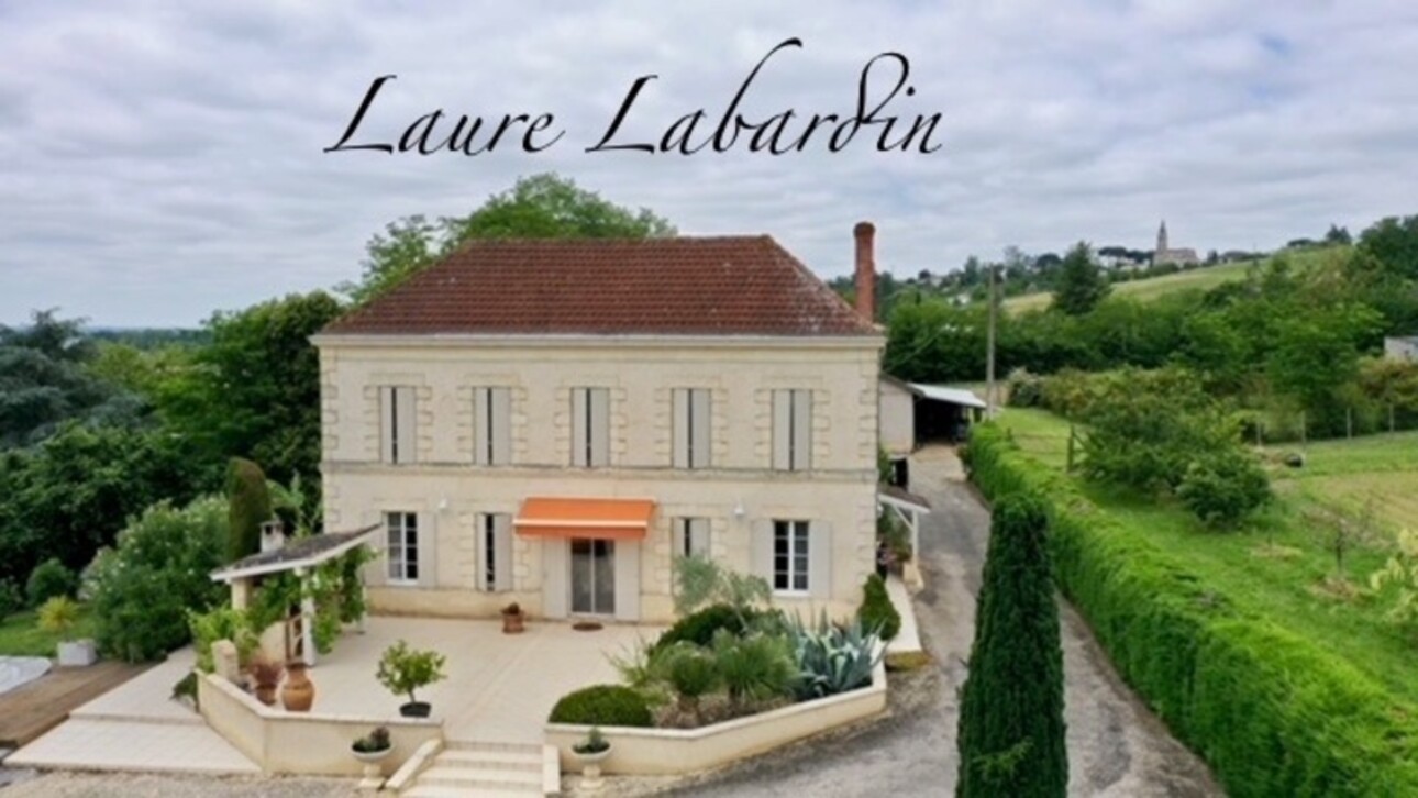 Photos 1 - Prestige - Maison de 223m2 à vendre, 3 chambres, piscine, dépendances à BEAUPUY (47)