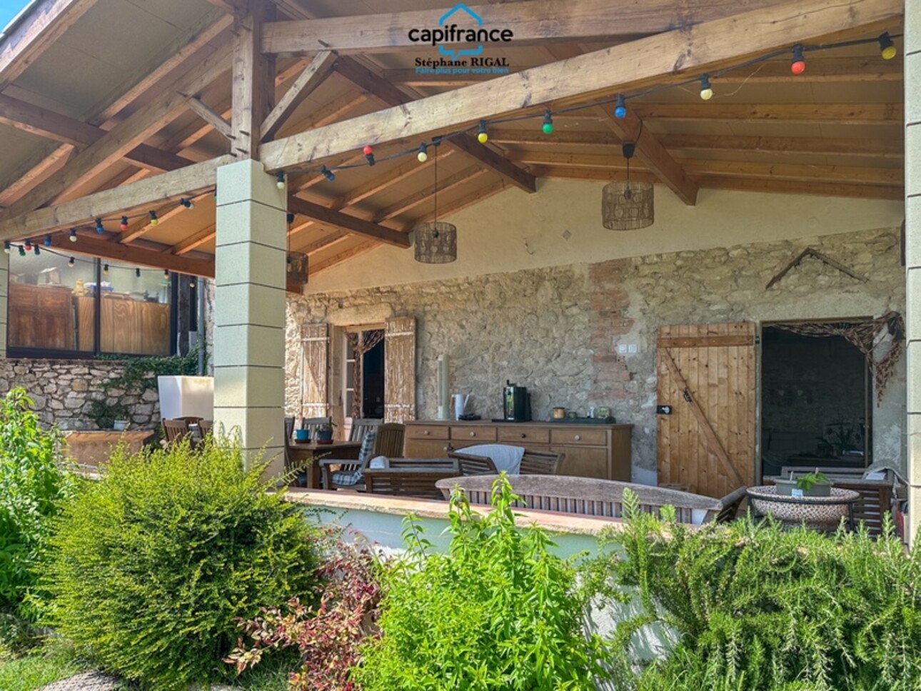 Photos 4 - Prestige - Propriete à vendre 8 pièces MONFLANQUIN (47) Maison de 190m2 sur terrain et jardin de 915m2 avec vues