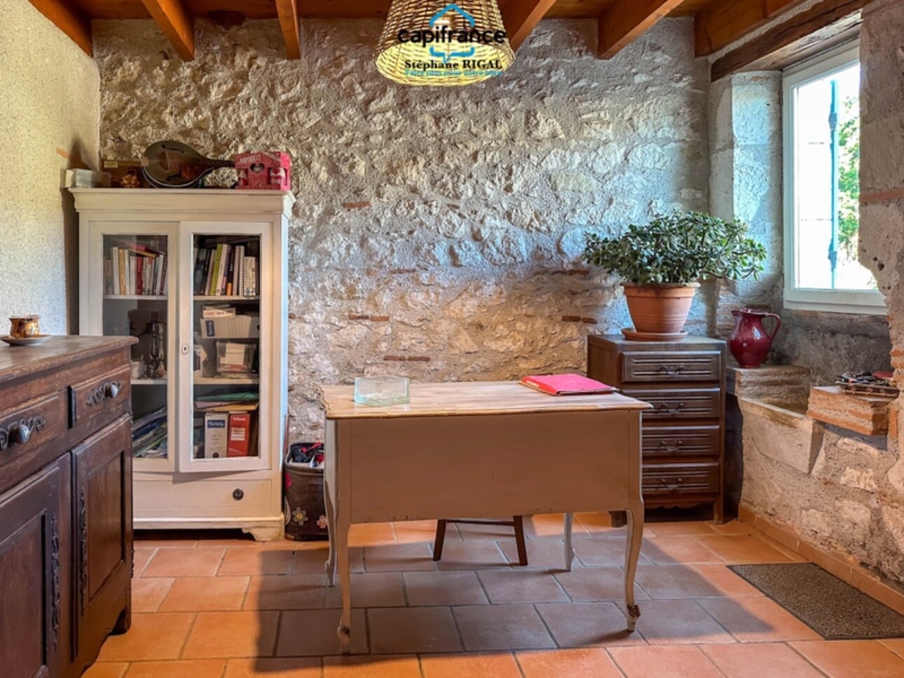 Photos 2 - Prestige - Propriete à vendre 5 pièces DAUSSE (47) Maison de 120m2 habitables avec dépendances et 2,1ha de terrain