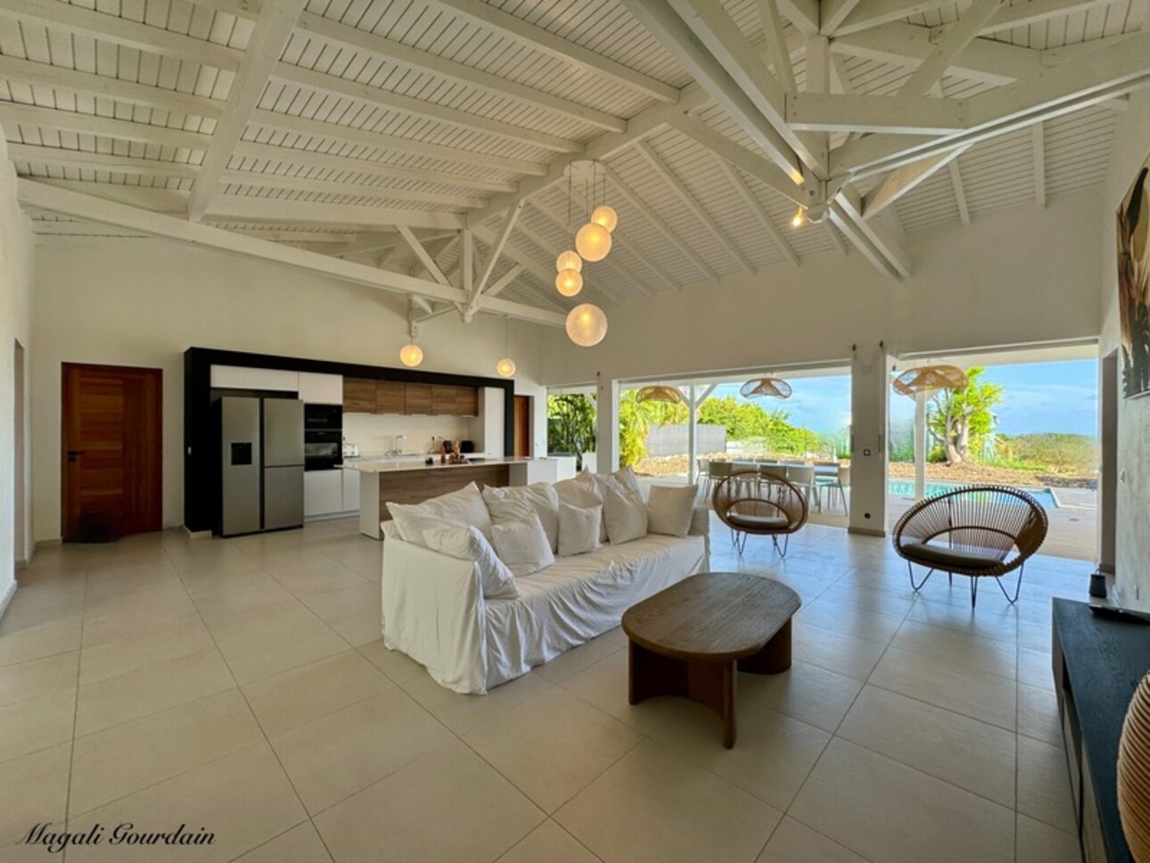 Photos 7 - Prestige - EN EXCLUSIVITE - A VENDRE - VILLA DE PRESTIGE MEUBLEE AVEC VUE MER - SAINT FRANCOIS