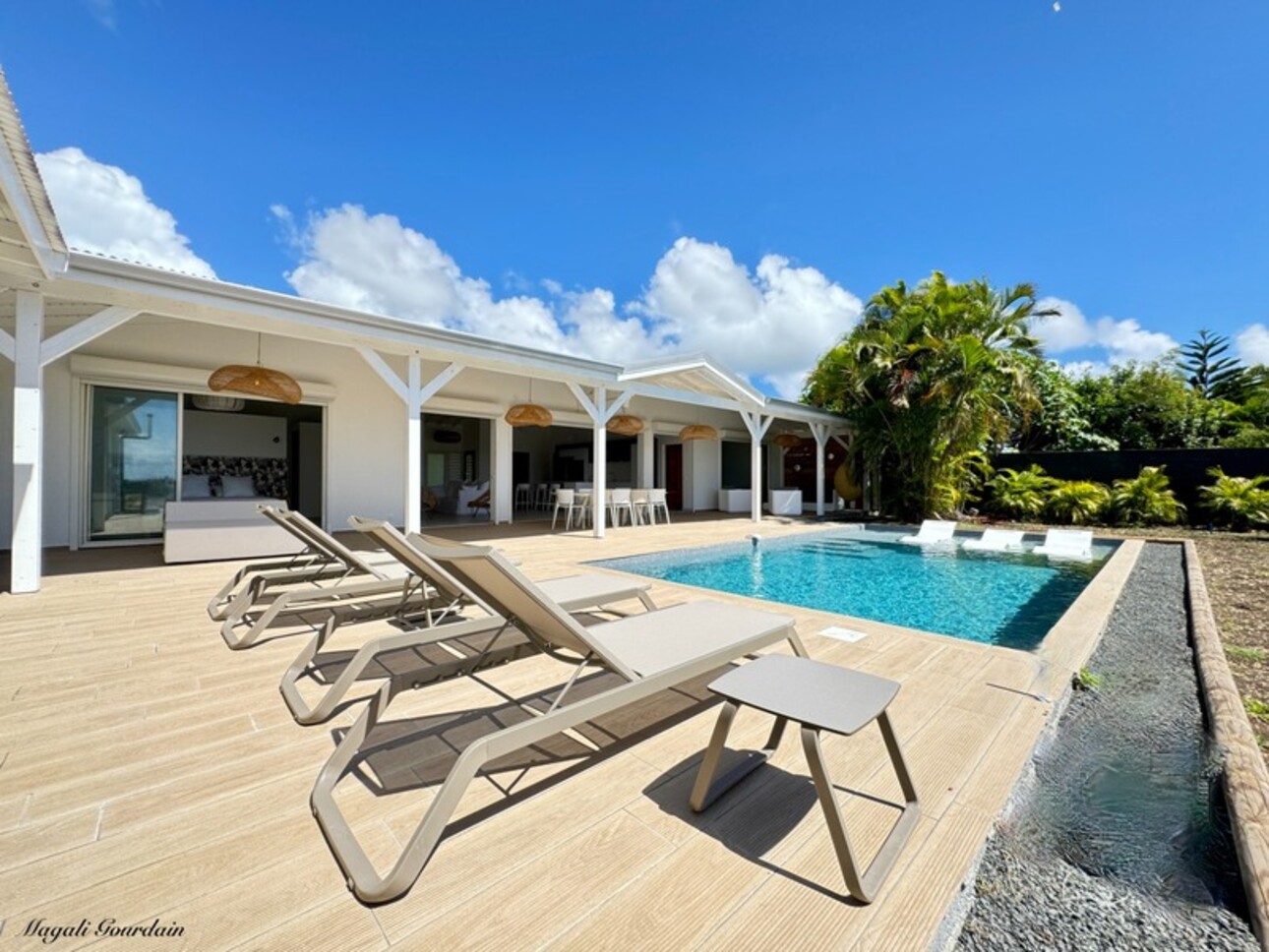 Photos 12 - Prestige - EN EXCLUSIVITE - A VENDRE - VILLA DE PRESTIGE MEUBLEE AVEC VUE MER - SAINT FRANCOIS