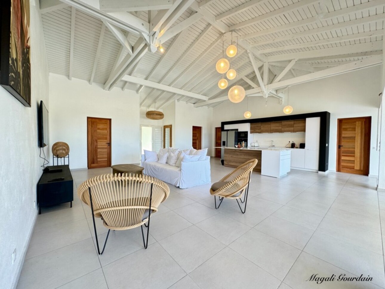 Photos 4 - Prestige - EN EXCLUSIVITE - A VENDRE - VILLA DE PRESTIGE MEUBLEE AVEC VUE MER - SAINT FRANCOIS