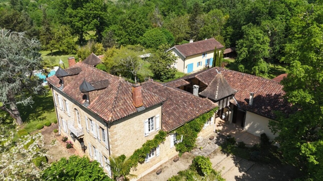 Photos 2 - Prestige - Dpt Gers (32), à vendre NOGARO proche, TRES ELEGANTE PROPRIETE  RURALE  sur 4.5 hectares, MAISON de MAITRE, GITE, deux piscines neuves, parc séculaire, SANS NUISANCE