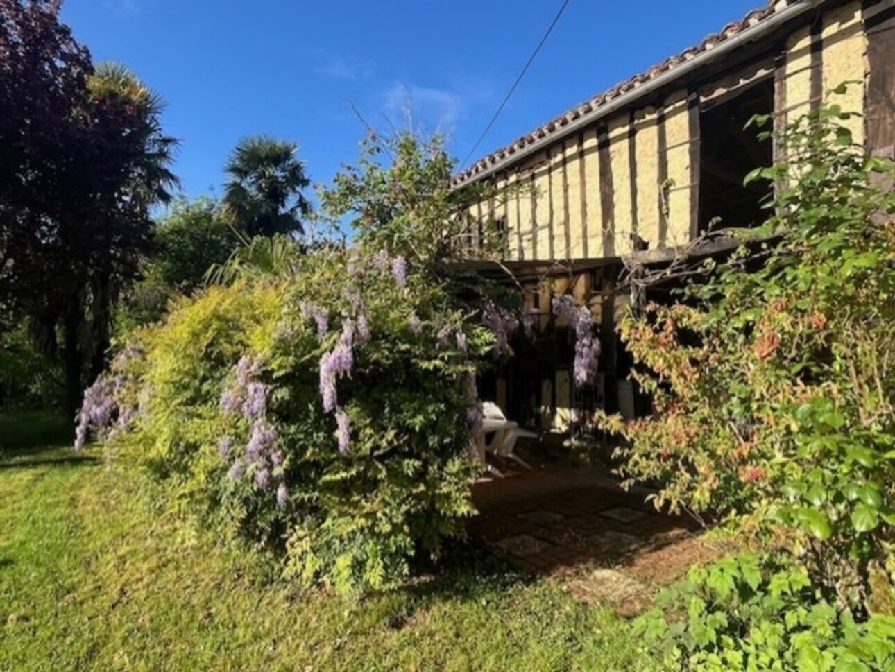 Photos 5 - Prestige - PLAISANCE DU GERS-MARCIAC, AUTHENTIQUE PROPRIETE RURALE 2 hecataressans voisin, sans vis à vis, un peu cachée et pourtant avec une jolie vue sur coteaux gascons