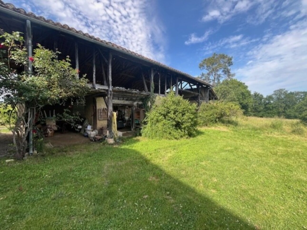 Photos 13 - Prestige - PLAISANCE DU GERS-MARCIAC, AUTHENTIQUE PROPRIETE RURALE 2 hecataressans voisin, sans vis à vis, un peu cachée et pourtant avec une jolie vue sur coteaux gascons