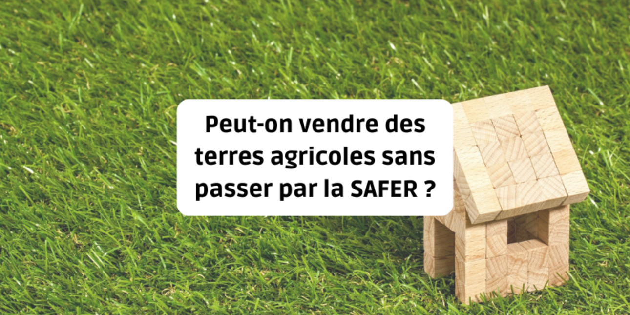 Peut-on vendre des terres agricoles sans passer par la SAFER ? Démystification et solutions