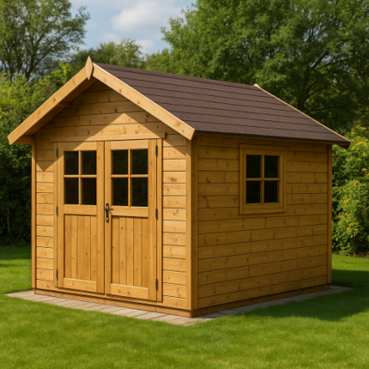 L’abri de jardin traditionnel en bois : le charme indémodable du classique