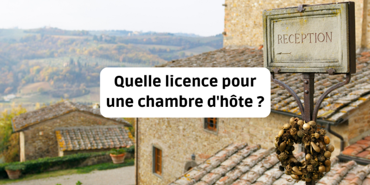 What licence is required for a chambre d'hôte?