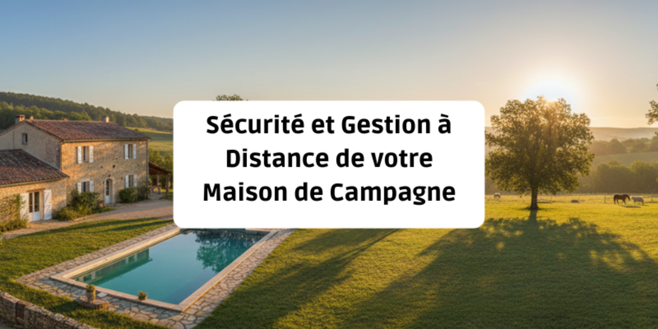 Sécurité et Gestion à Distance : Garder l'esprit tranquille loin de votre Maison de Campagne