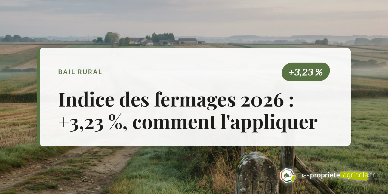 2026 Farmland Rent Index: A 3.23% Increase to Apply to Your Rural Leases